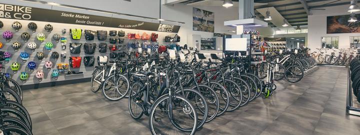 Ein BIKE&CO-Store steht für umfangreiches Bike- sowie Teile- und Zubehör-Angebot