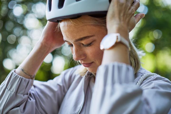 Mit der richtigen Helmgröße sind auch lange Touren angenehm und kein Problem