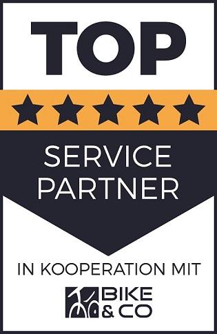 Das Siegel des Zertifizierungsverfahren zum TOP-Service-Partner