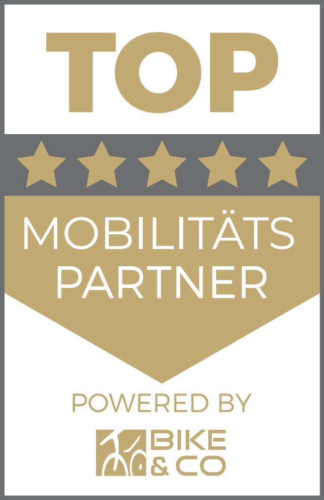 Das Siegel des Zertifizierungsverfahren zum TOP-Mobilitäts-Partner